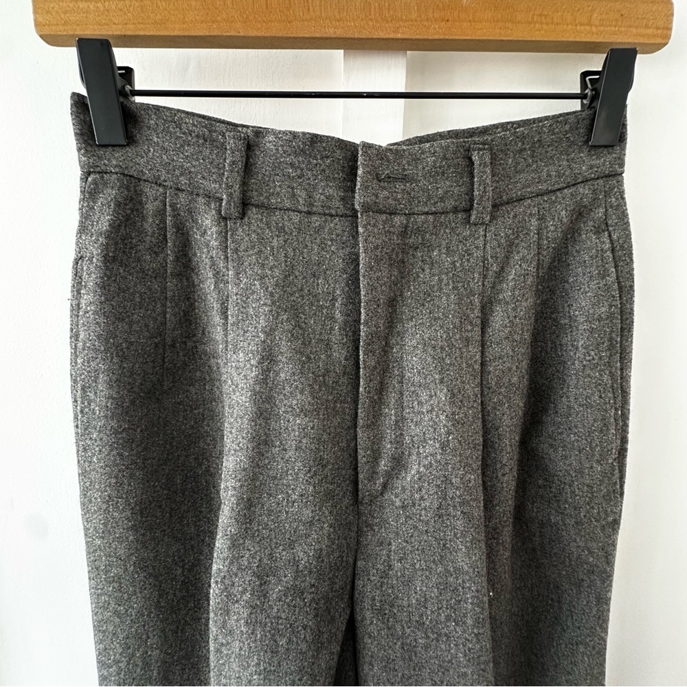 RALPH LAUREN blue label vintage grey wool trouser - Picture 2 of 5